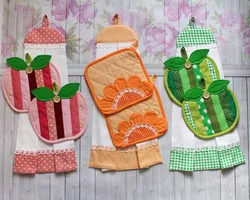 How to sew oven mitts for the kitchen photo