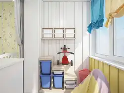 Лоджия как детская комната дизайн