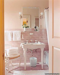Peach Bathroom Interior