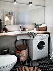 Bath Toilet Sink Washing Machine Interior