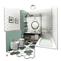 Bathroom Design Drawing