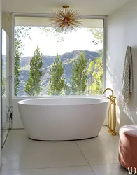 Дызайн ваннага пакоя з ваннай чарай