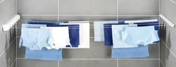 Photo of drying in the bathroom