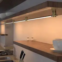 Светильники на шкаф кухни фото