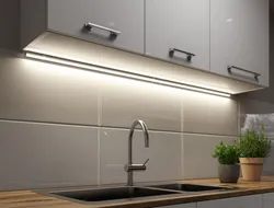 Светильники на шкаф кухни фото