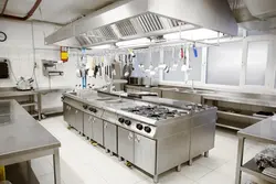 Photo of the kitchen for presentation
