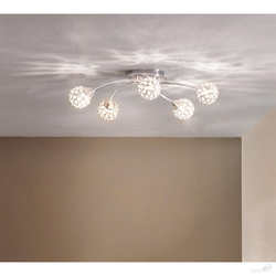 Chandeliers for the bedroom with a suspended ceiling photo modern