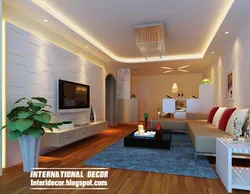 Plasterboard living room design