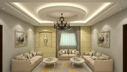 Plasterboard living room design