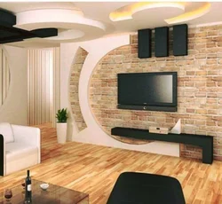 Plasterboard living room design