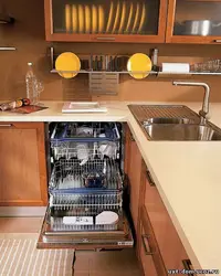 How to install a dishwasher in the kitchen photo