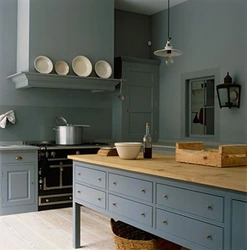 Painted kitchen photo