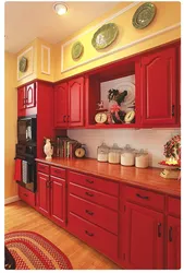 Painted kitchen photo