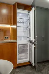 How to install a refrigerator in a kitchen cabinet photo
