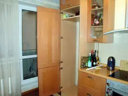 How to install a refrigerator in a kitchen cabinet photo