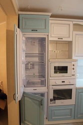 How to install a refrigerator in a kitchen cabinet photo