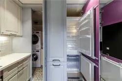 How to install a refrigerator in a kitchen cabinet photo