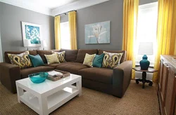 Sofa Color In Bedroom Interior