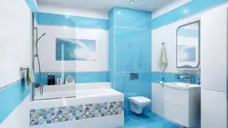 Sea ​​green bath design