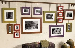 How to hang photos in bedrooms more beautifully