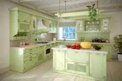 Kitchen design pistachio