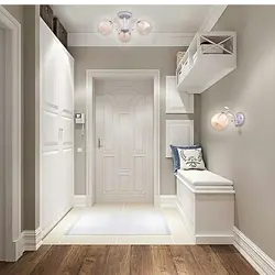 Photo of the hallway of a one-room apartment