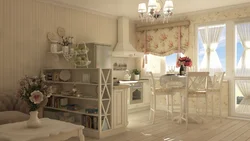 Wallpaper For Kitchen In Provence Style Photo