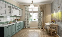 Wallpaper For Kitchen In Provence Style Photo