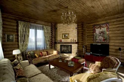 Village house living room design