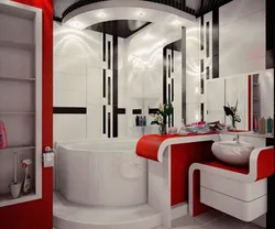 Интерьер ванной студия