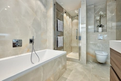 Tiles 60 By 120 In The Bathroom Interior