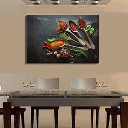 Paintings on canvas for the kitchen photo