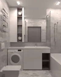 Стиральная машина в ванной комнате 2 кв м фото