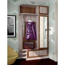 Furniture for a small hallway with a wardrobe photo
