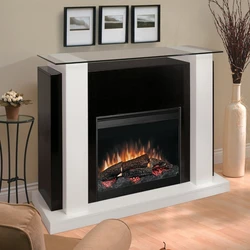 Electric fireplaces for apartments inexpensively for TV photo