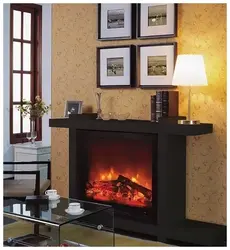 Electric fireplaces for apartments inexpensively for TV photo