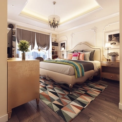 Accents in the bedroom interior