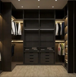 Dressing room in your home design photo