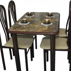 Комплекты столов и стульев для кухни фото