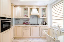 Classic Small Kitchen In Light Colors Photo