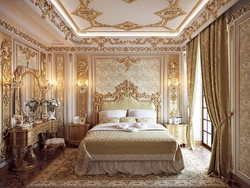 Baroque Style In The Bedroom Interior