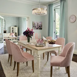 Mint Chairs In The Kitchen Interior