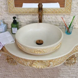Раковина чаша в интерьере ванной