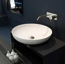 Sink Bowl In The Bathroom Interior
