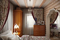 Дизайн спальни в своем деревенском доме