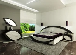 Bedroom Set In A Modern Interior