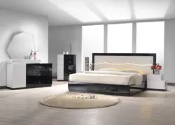 Bedroom Set In A Modern Interior