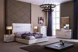 Bedroom Set In A Modern Interior