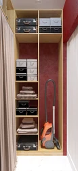 Design of a storage room in a panel house apartment