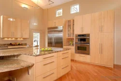 Photo of kitchen beige floor